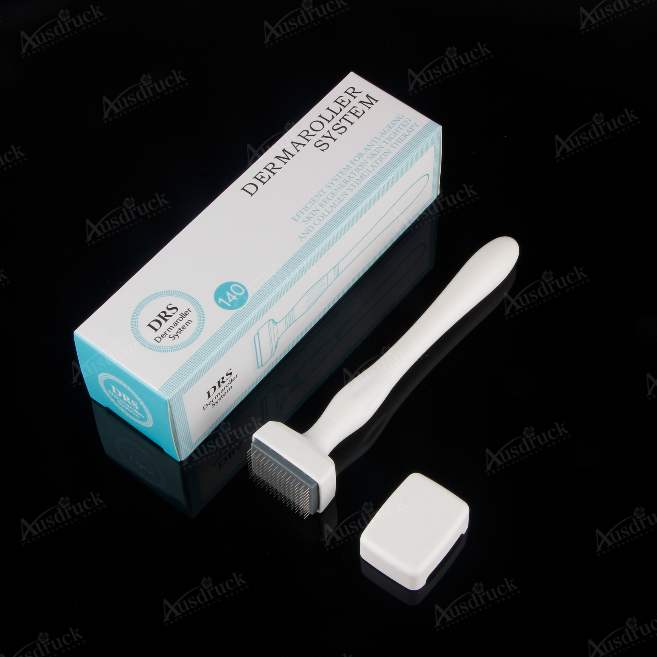 DRS 140A Derma Needle Stamp Microneedle Skin Derma Meso Roller Anti Aging Scar and Hair Loss Treatment Needle Length Adjustable-image-590158002