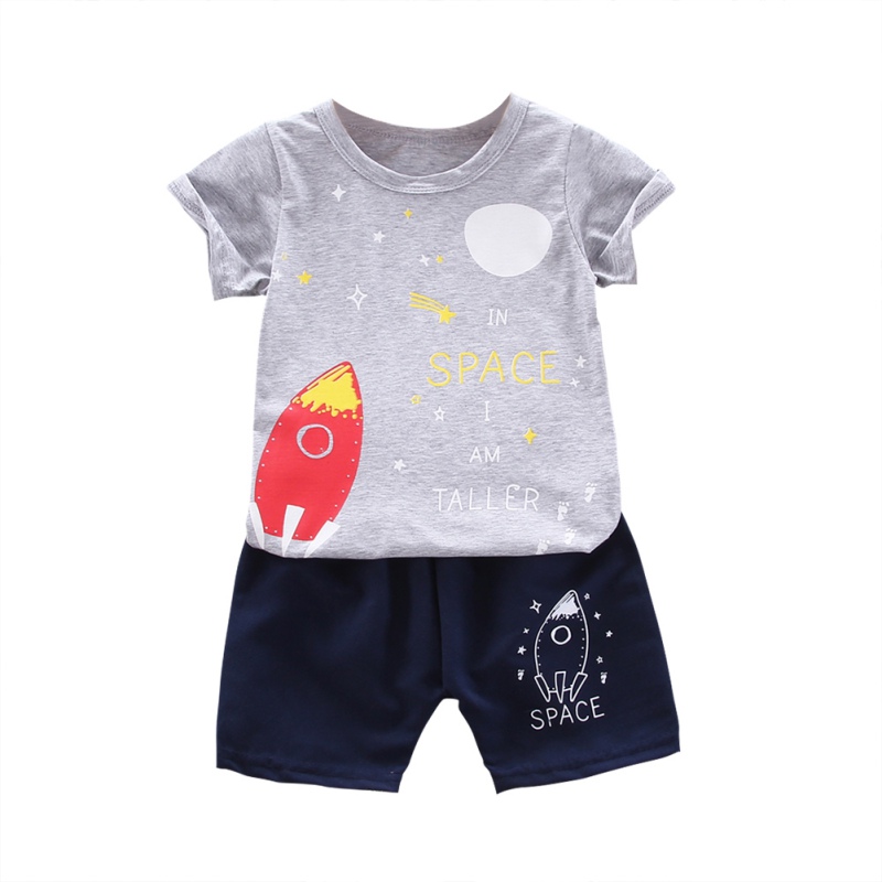 

Summer Baby Boys Clothing Children Cotton Casual Short-sleeve T-shirt+Shorts Kids Outfits Toddler Boys Clothing Set New