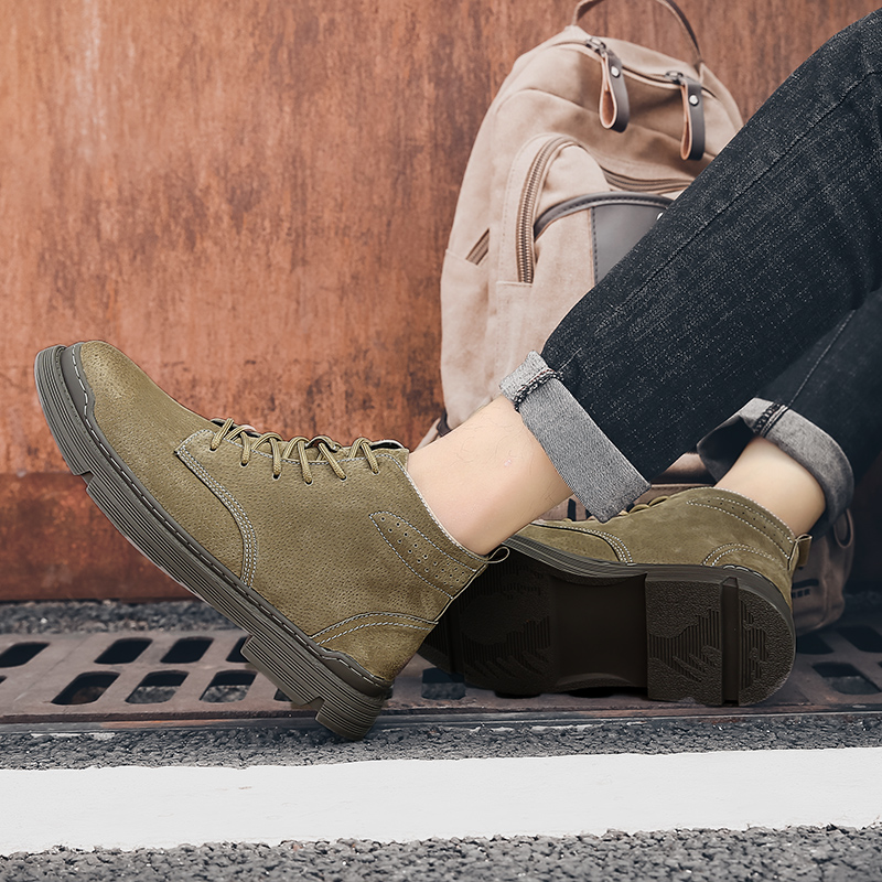 

sneaker causal male hot mens mens sports sale outdoor sport for footwear men boots shoes man leather shoe Sneaker leisure, Khaki