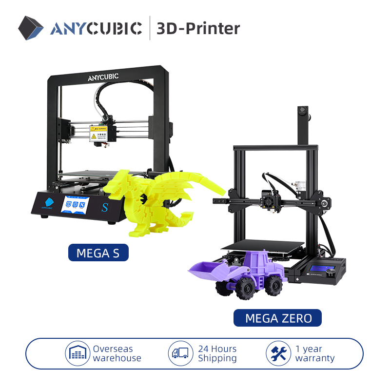 

ANYCUBIC 3d Printer Mega-S Mega-Zero Mega X FDM 3D print Full Metal Frame Touch Screen High Precision drucker impresora