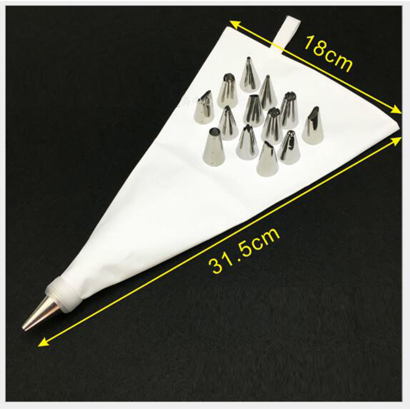 

14 ~ 48 Decorating Flower Mouth Stainless Steel Decorating Mouth Cake Cream Bake Baking Tools Set