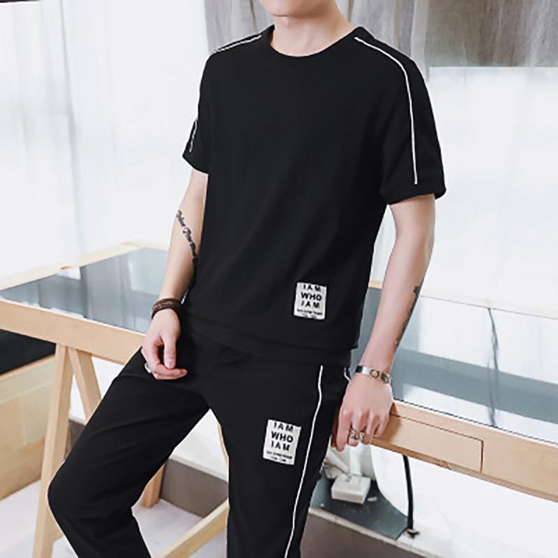 

sport suit for men workout Gym Suits mens fitness sportswear Compression Running Suit Tracksuits bodybuid #C, Black