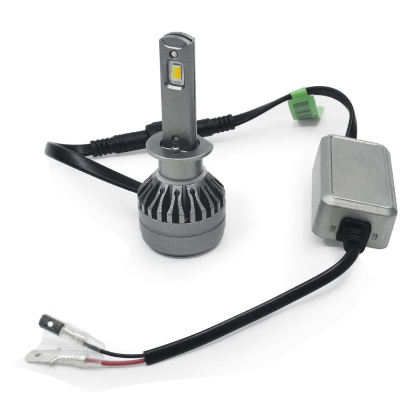 

1set*factory price auto lighting V70 three color H11 H4 car LED headlight bulbs with OEM