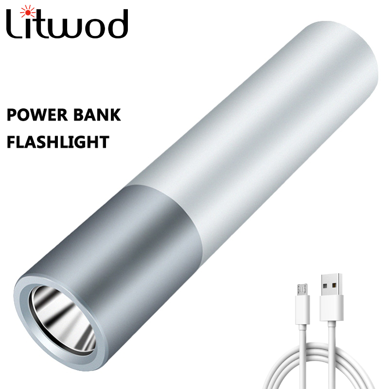 

Retractable Zoom Mobile Power Mini LED USB Charging 3 Lighting Mode Waterproof Stylish Portable Set for Ni