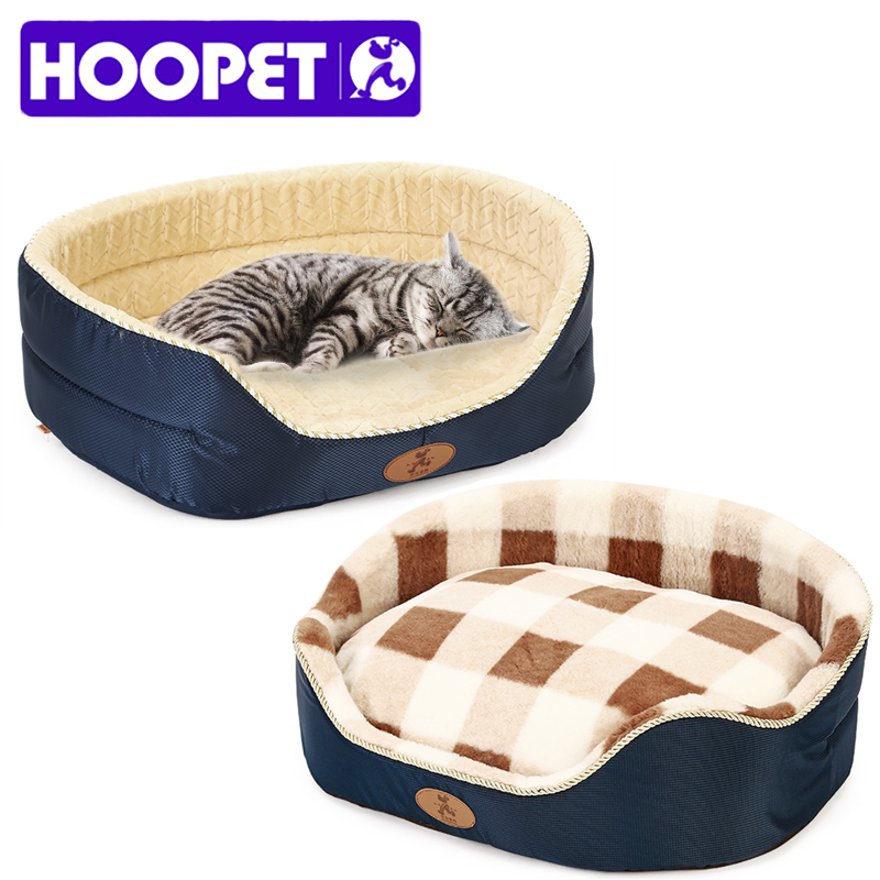 

HOOPET Pet Bed Autumn And Winter Warm Pet Dog Cat Universal Beds Soft Cushion Couch Bed for for Small Medium Dog All Size, As show