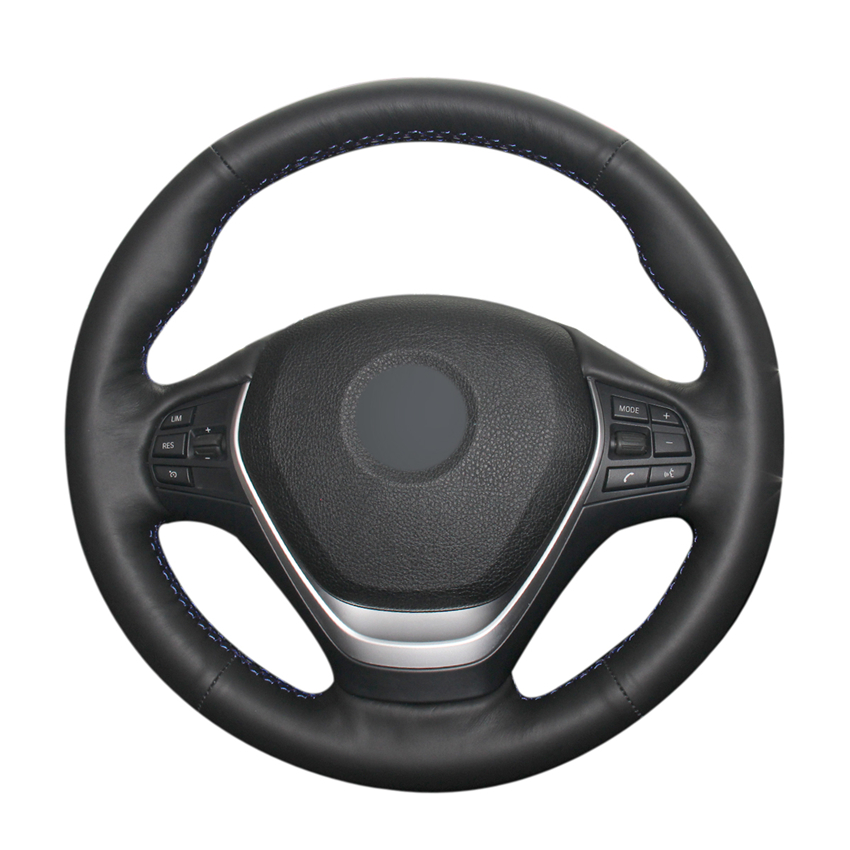 

Hand-stitched Black PU Artificial Leather Car Steering Wheel Cover for BMW F20 2012-2018 F45 2014-2018 F30 F31 F34 2013-2017 F32