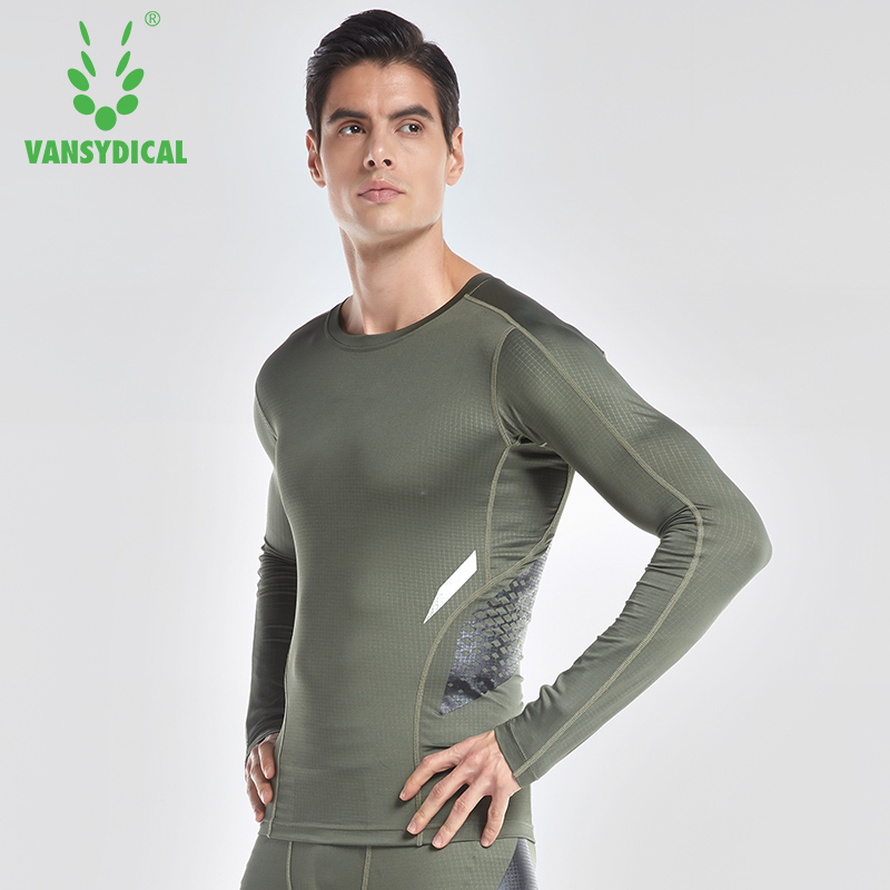

2020 Autumn Male Running T-shirt Tights Long Sleeve Tops & Tees Men Compression Shirt Fitness Quick Drying Sports t-shirt, Black