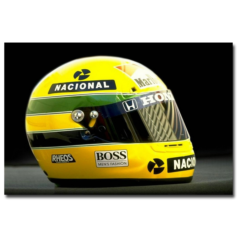 Ayrton Senna F1 Art Silk Poster 13x20 24x36 inch