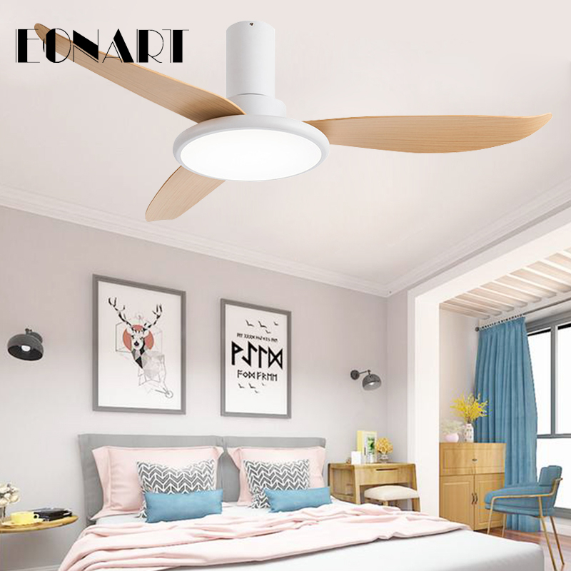 

42 Inch LED ceiling fan With Remote Control lighting fans for home electric fans ceiling with lamp indoor 100-240v dc motor fan