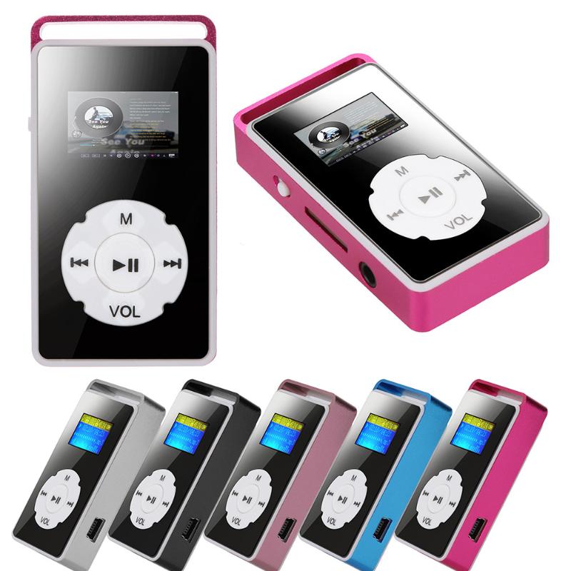 

Mini USB Metal Digital MP3 Player LCD Screen Support 32GB Micro SD TF Card Mirror Music Media quality mp3 music player 20J3