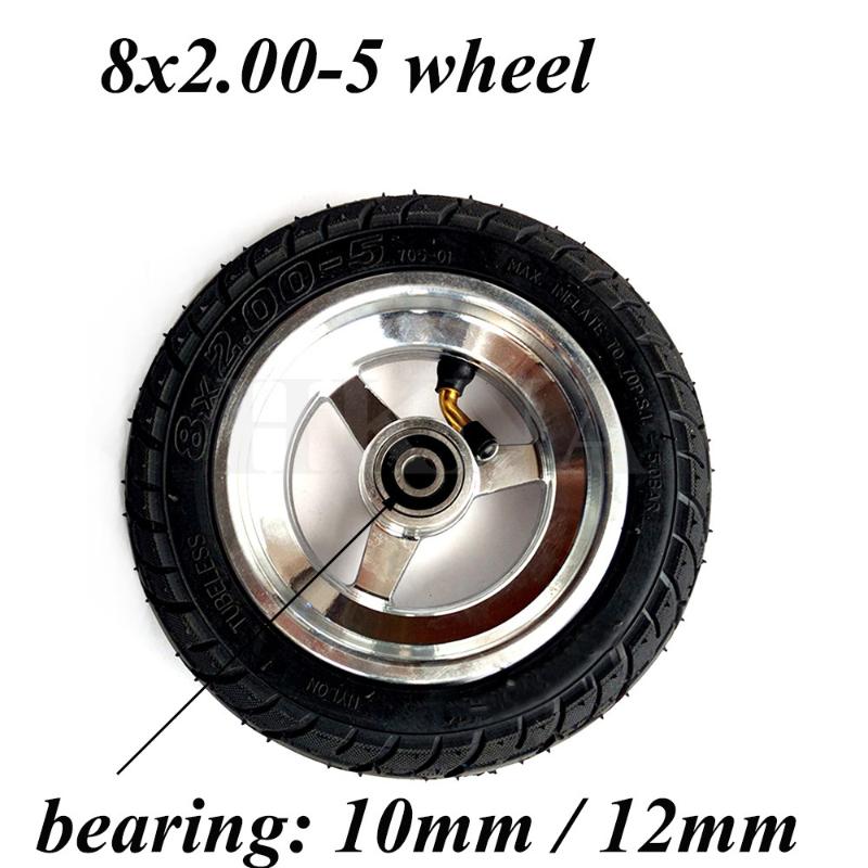 

8x2.00-5 Wheel Tubeless Tyre 2.10-5 Vacuum Tire Wheel Hub for Electric Scooter Kugoo S3 Pocket Bike MINI Bike Wheelchair