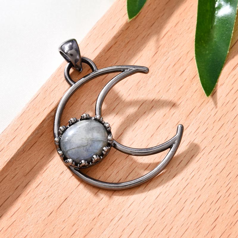 

Fashion Diy Natural Crystal Necklace Charms Necklaces for Women Fashion Moon Charm Necklace Charms for Jewelry Making