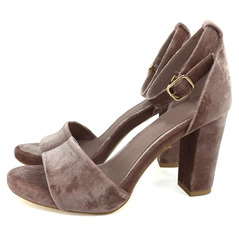 

Summer Sandals Comfortable Nice Design High Heel Belt Buckle Girls Shoe Dress Women, Purple