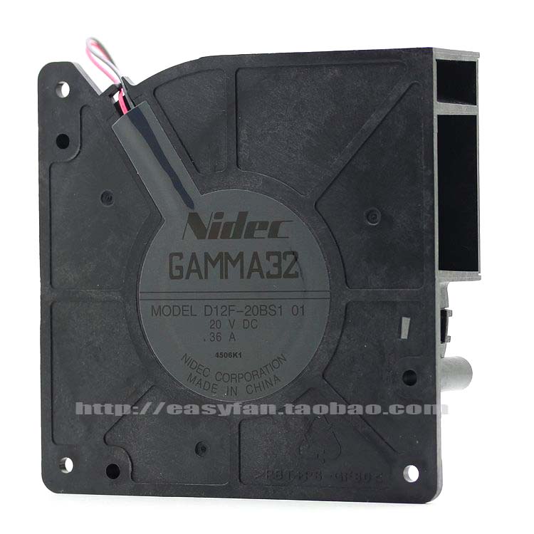 

New original Nidec D12F-20BS1 dual ball cooling fan turbo blower 20V 0.36A 120x120x32mm cooler
