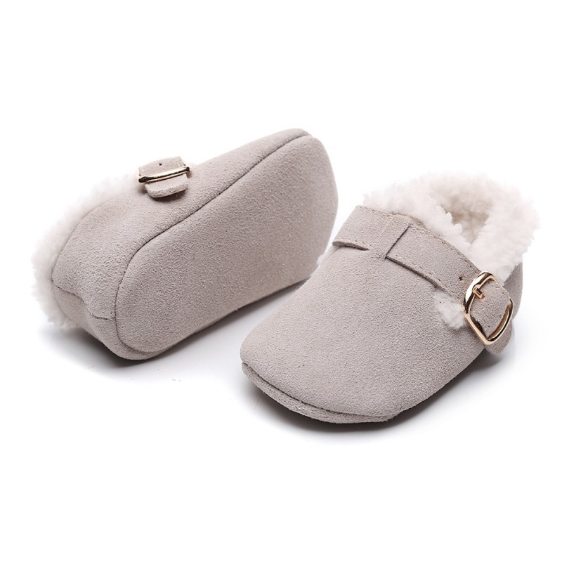 

Winter Warm Newborn First Walkers Toddler Soft Sole Non-Slip Footwear Baby Boys Girl Shoes Infant Cotton Crib Shoes -24M New