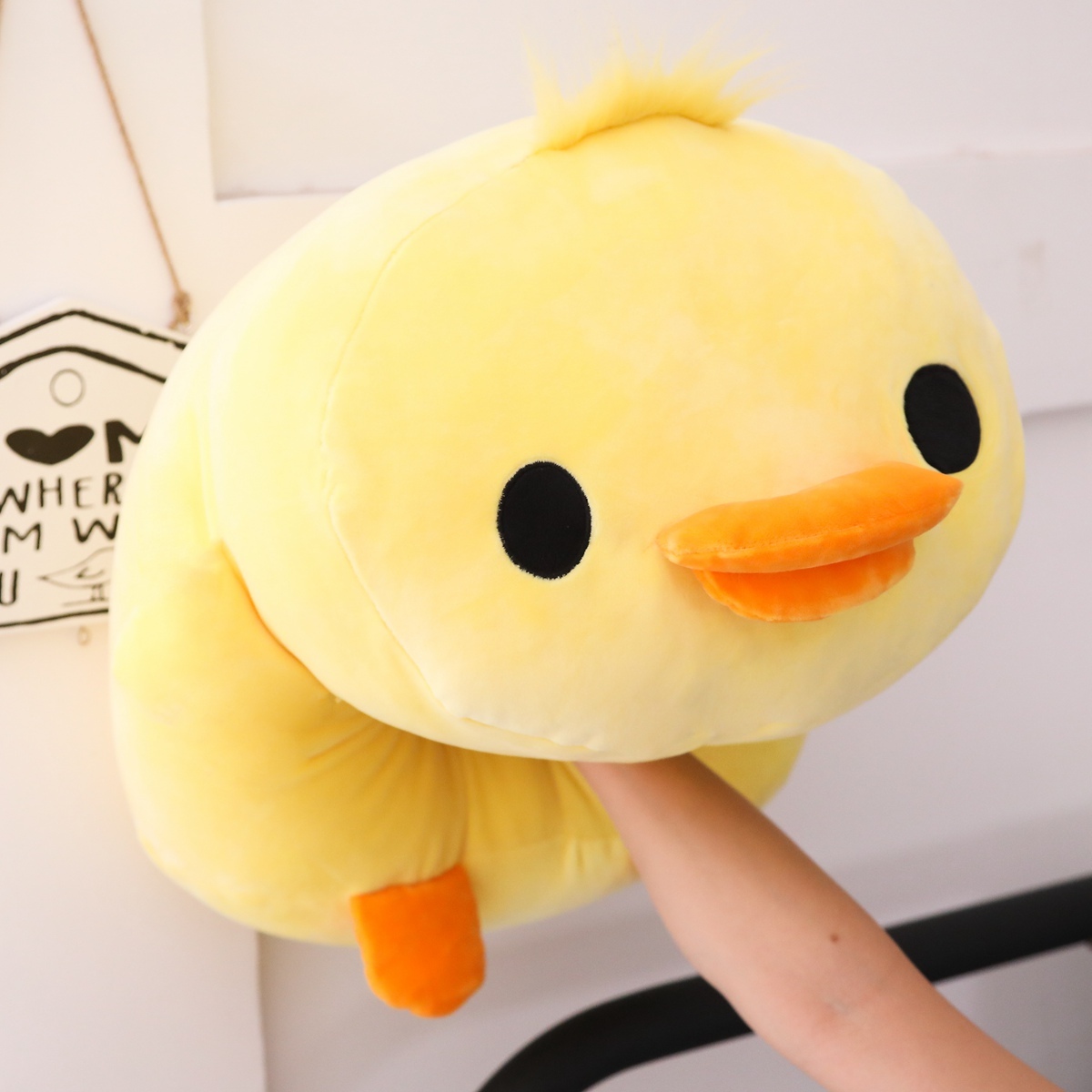 yellow duck plush toy
