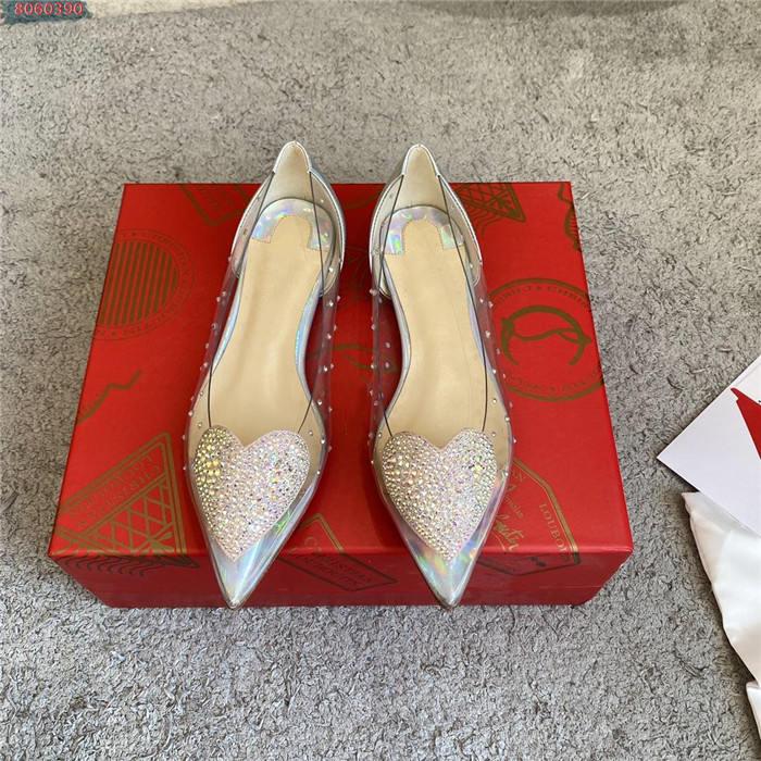 clear ballet heels
