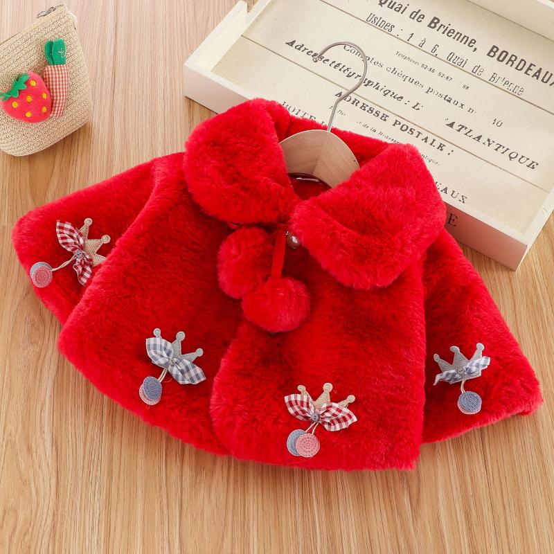 

Baby Kids Clothes Boys Jackets Children Solid Buttons Windbreaker Baby Fashion Coat Infant Short Cloak For Girls Children Coat, Pink