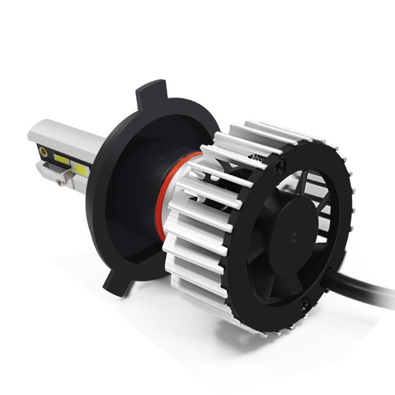 

1set*X5 car h4 led headlight bulb conversion kit high/low beam 3500LM 42W 6500K h4 led headlight