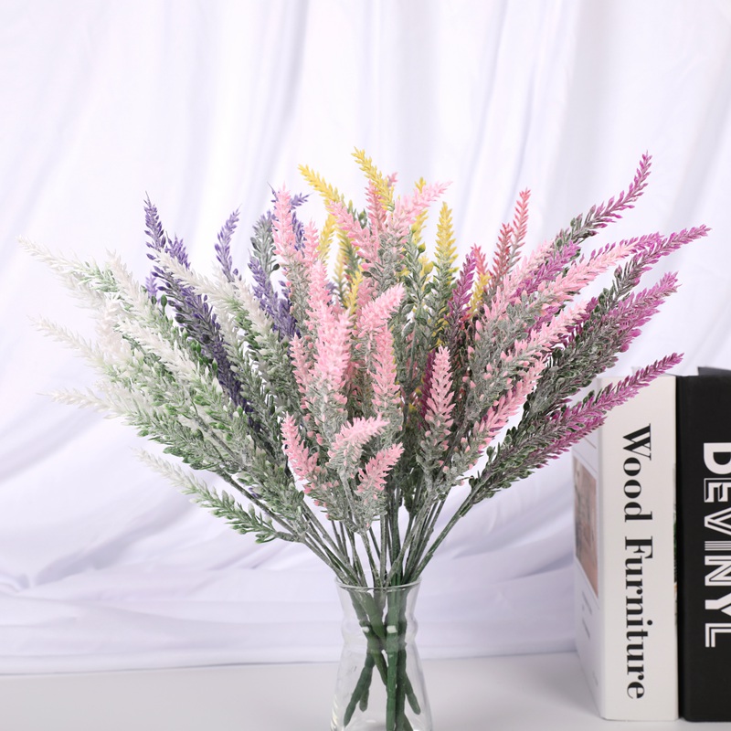 

1 Bundle Romantic Provence Lavender Artificial Flower Fake plants for garden decoration wedding decoration Home Table