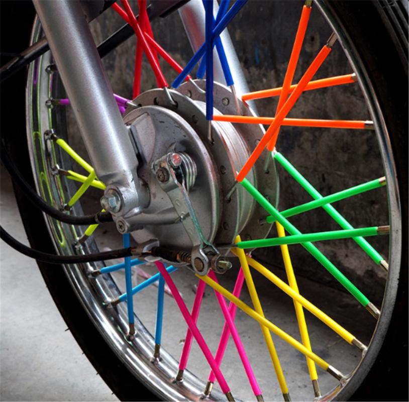 

36pcs bicycle Off-road motorcycle modified accessories spoke sleeve for ZR750 ZEPHYR ZX-6 ZX9R ZXR400 ZZR600 VERSYS