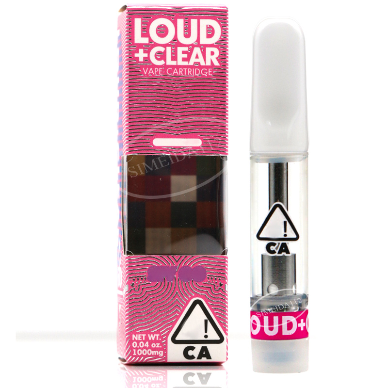 

Loud Clear Carts With Packaging 0.8ml Vape Pen Empty 510 Thread Ceramics Coil Cartridge