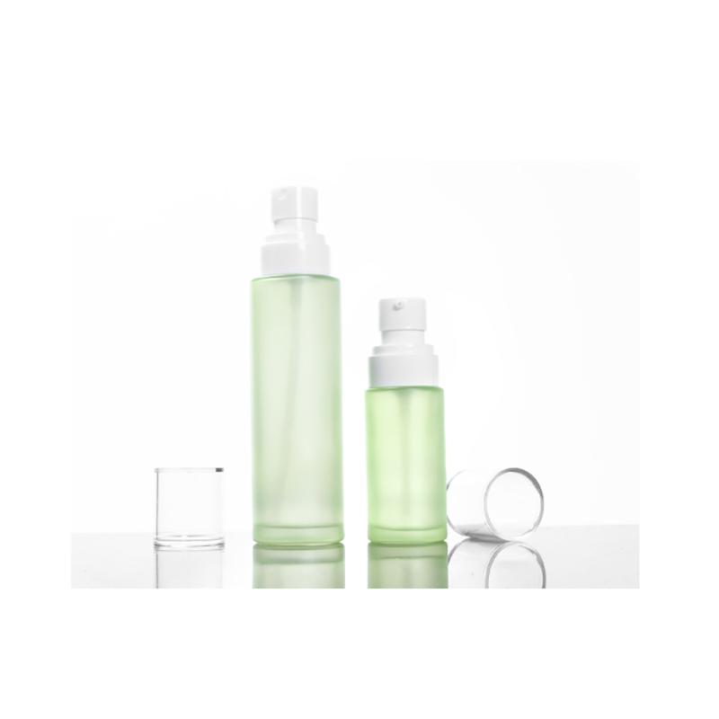

40ml Lotion Pump Bottle with White Mist Spray Cosmetic Packaging Container High Quality, Foundation Vials