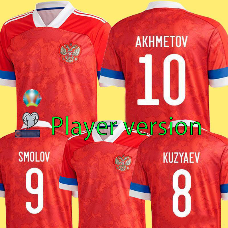 

Player version 2019 2020 Russia jersey Thai quality Camisa de futebol Rusia KOMBAROV SMOLOV ARSHAVIN MIRANCHUK Soccer Jersey Maillot de foot, Black;yellow