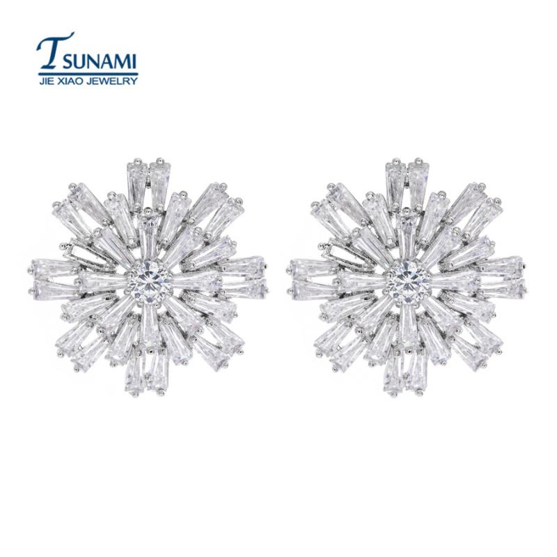 

High quality luxury earrings Zircon earrings for women/girls wedding parties ER-116