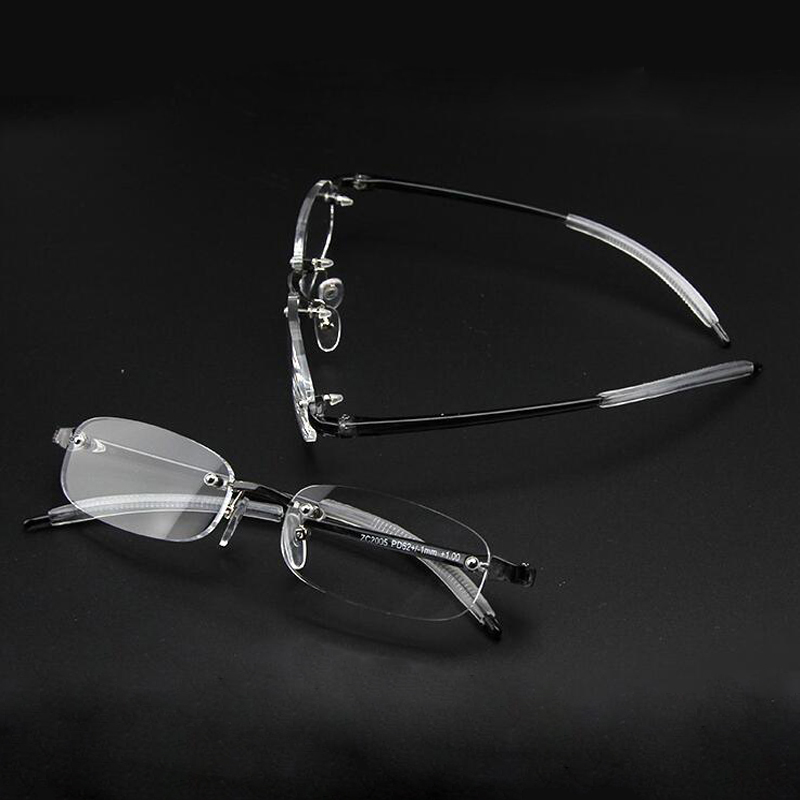 

New Frameless readers reading glasses Frame Eyeglasses Men Women Rimless Super Light Frame 100 ~ 400 degrees gafas para leer