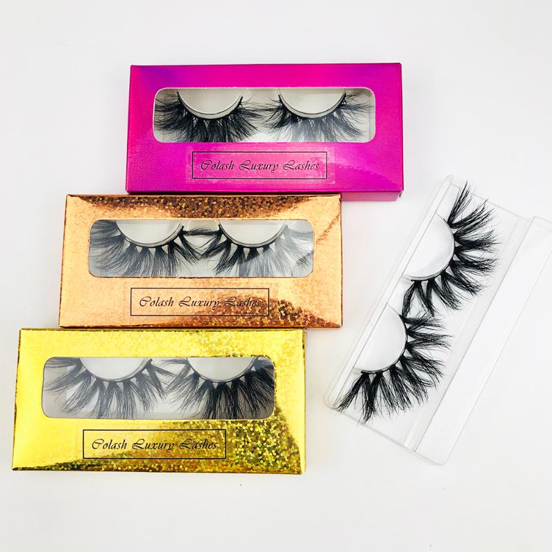 

Elyco 25mm 3D Mink Eyelash False Eyelashes Natural Thick Long Eye Lashes Fluffy Makeup Beauty Extension Tools DL mink lash