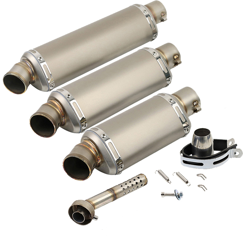 

Universal Stainless Steel Titanium Motorcycle Scooter Modified Moto Yoshimura Muffler Exhaust Pipe CB600 YZF FZ400 Z750 RACING