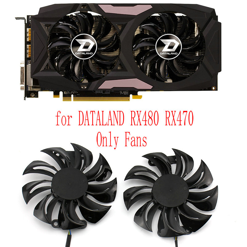 

Original for DATALAND RX480 RX470 580 470D Graphics card cooling fan GA92B2U