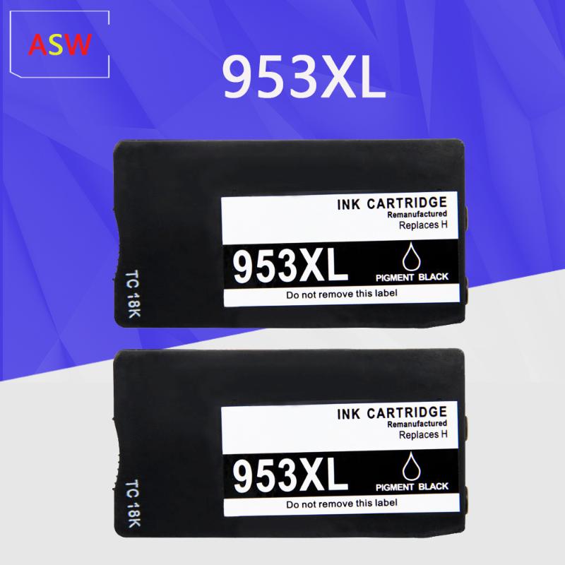 

1 Black For 953XL 953 XL 953 Replacement Ink Cartridge For Officejet Pro 7740 8210 8710 8720 8725 8740