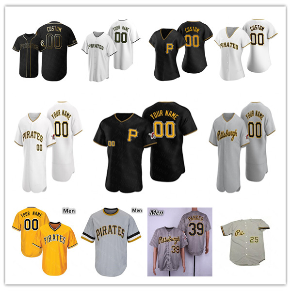 

New Josh Bell Jersey Chris Archer Nick Mears Francisco Cervelli Guillermo Heredia Joe Musgrove Bill Mazeroski Kevin Newman Cole Tucker Marte, 2020 men coolbase black