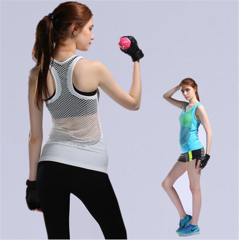 

Womens Yoga Shirts Woman Running Shirt Cool Gym Shirts Yoga Apparel Tank Tops Fitness Clothes Ladies Tops Female Tee, Green