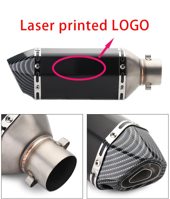 

#E77 motorcycle exhaust FOR yfz 450 690 supermoto z750 BENELLI bn302 r 1200 gs lc