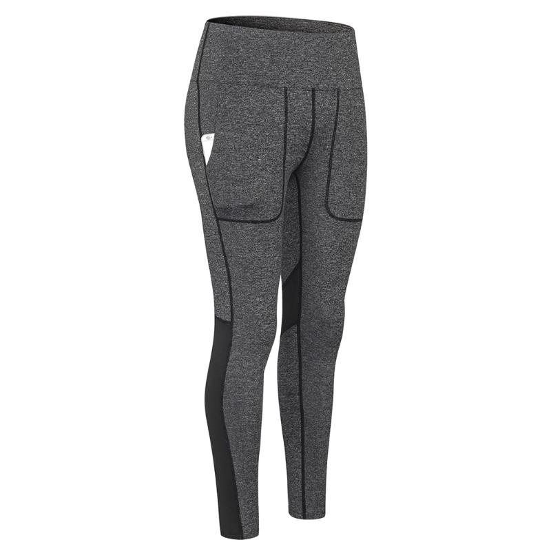 

Women Yoga Pants High Waist Sporty Leggings Tights Stretch Fitness Workout Running Skinny Bodycon Trousers Gym Home Sportswear, Black