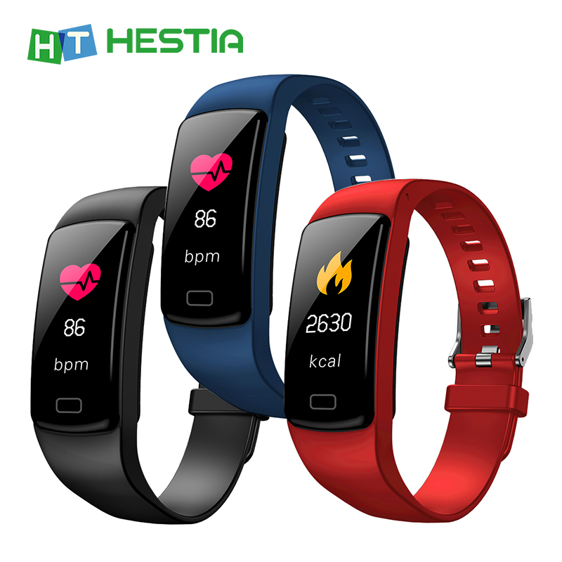 

Smart Bracelet Fitness Wristband Heart Rate Monitor Watch Men's Sports Clock With Pressure Measurement Connected Bracelets