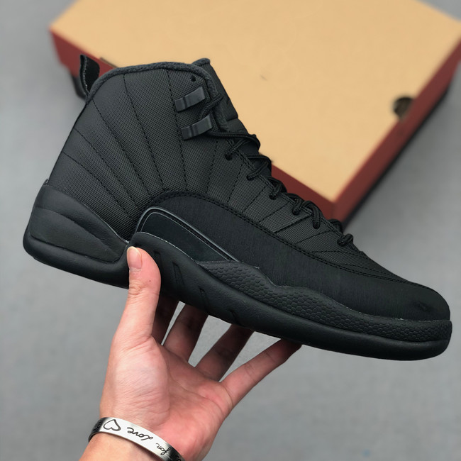 

schoenen heren jumpman 12 winter black bq6851001 black black anthracite 4047 high top trainers mens basketball shoes sneakers zapatos