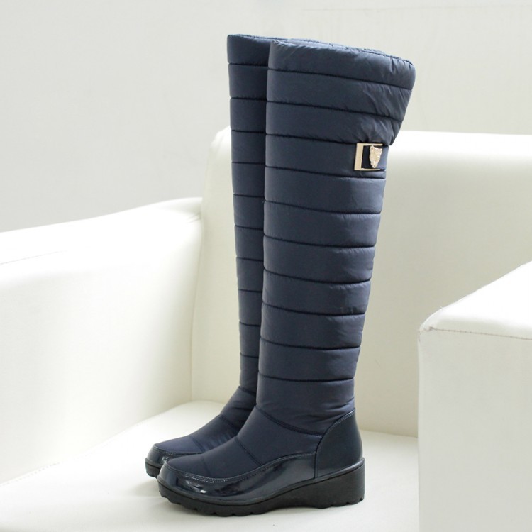 

2020 Snow Boots Style Thigh High Women Woman Femininas Boots Botas Masculina Zapatos Botines Mujer Chaussure Femme Shoes Hx-53, Black