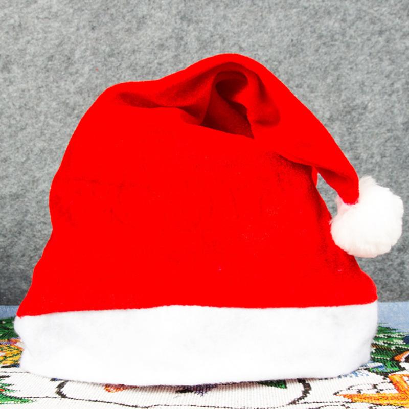 

Christmas Hats For Adults/children Red Santa Hats New Year Ornament Holiday Festival Party Photo Props Products