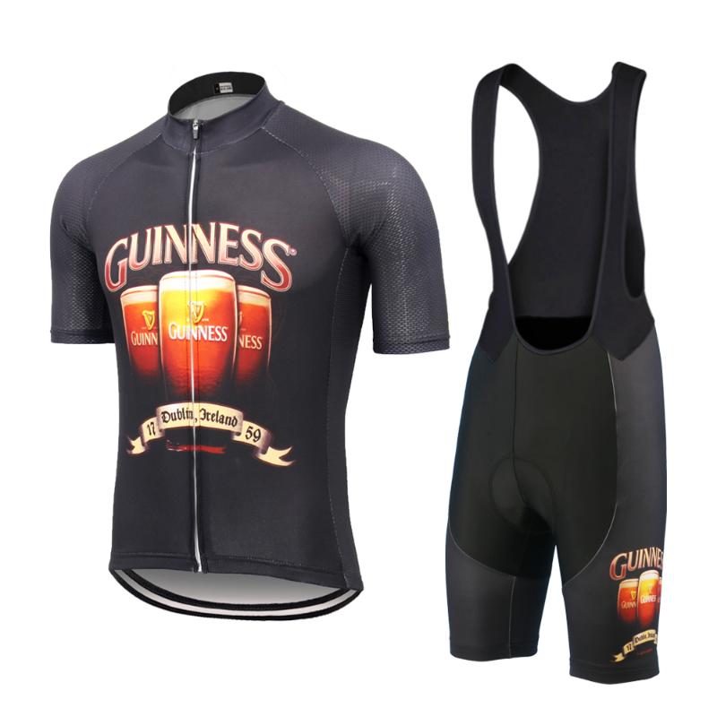 

BEER MEN cycling jersey set black biking clothing Mult iple types gel pad Top racing bicycle clothes MTB