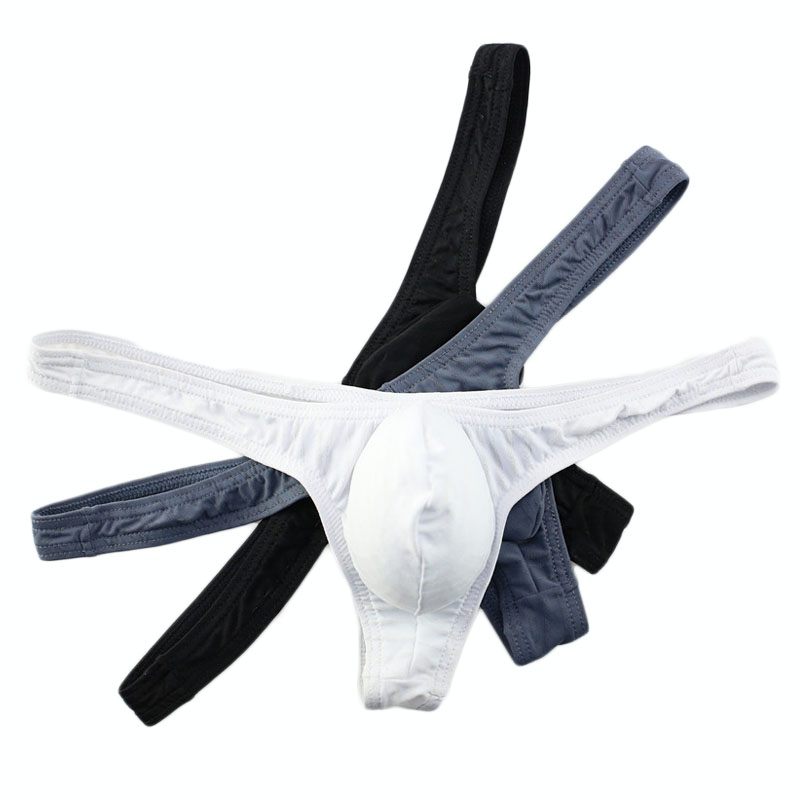 

3PCS/Lot Men Sexy Briefs Transparent Personal Thong Bikini G-string Jocks Tanga Gay Underwear Shorts Exotic T-back Thongs Briefs