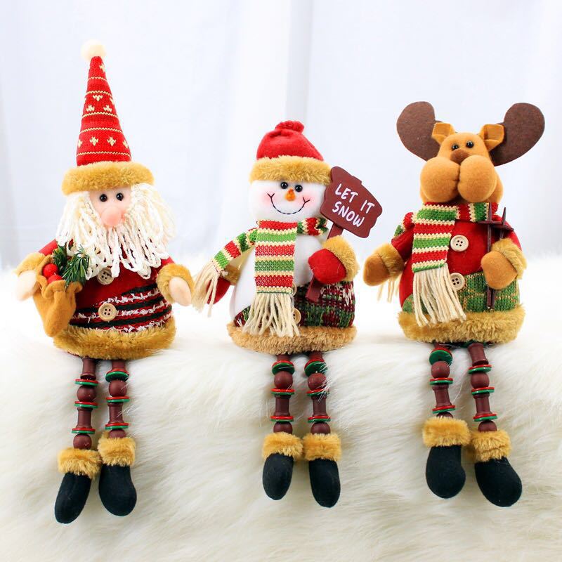 muñecas de trapo navideñas