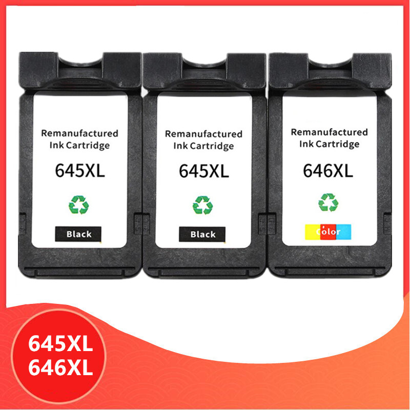 

3Pack PG645 CL646 XL ink cartridge replacement for Canon PG-645 CL-646 PG 645 CL 646 Pixma MG2460 MG2560 MG2960 MG2965