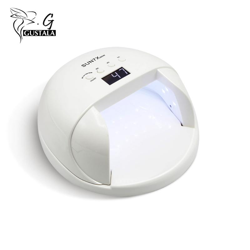 

60W Digital Dual LED UV Nail Dryer Lamp 30 LEDs Automatic Induction Manicure Tools Therapy Machine With 10s/30s/60s/99s Button, Red