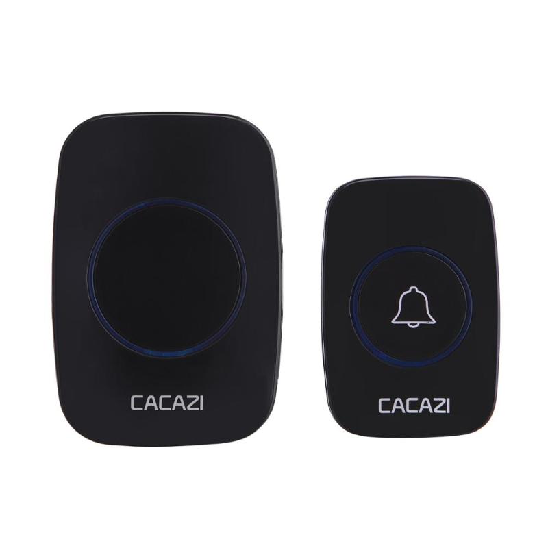 

433mhz Chime 110DB Wireless Doorbell Waterproof 300M Remote EU Plug smart Door Bell battery 1 button 1 receiver