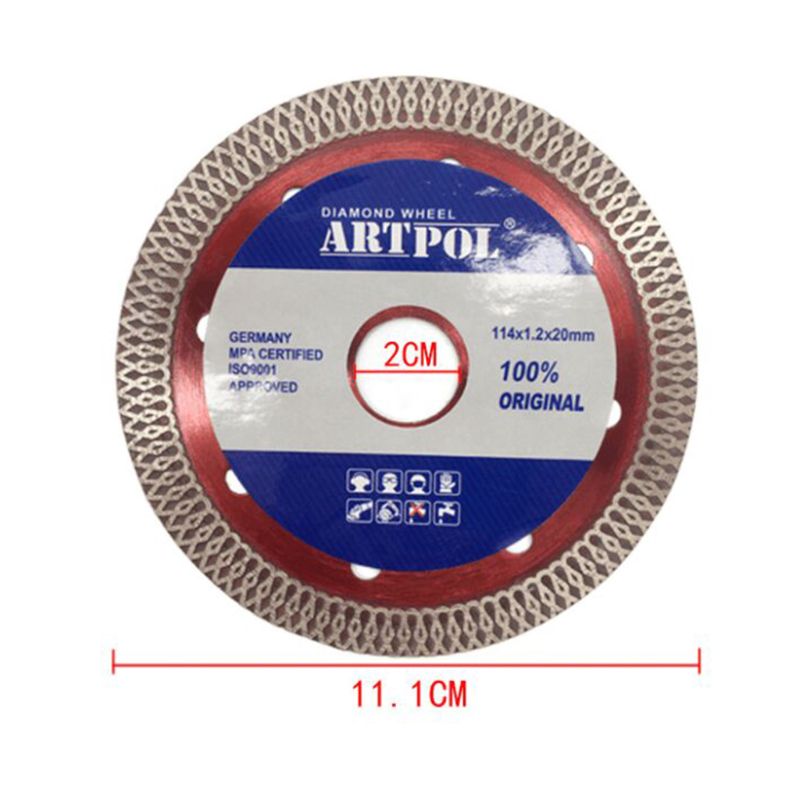 

Ultra-thin Diamond Ceramic Saw Blade Wheel Porcelain Dry Cutting Grinder Disc 28TC