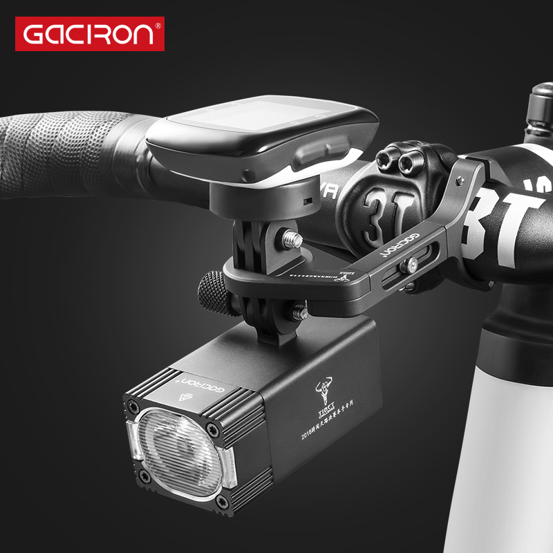 

GACIRON 500 800 Lumen Bicycle Front light and Multifunction Mount Holder Bike Headlight Waterproof Rechargeable